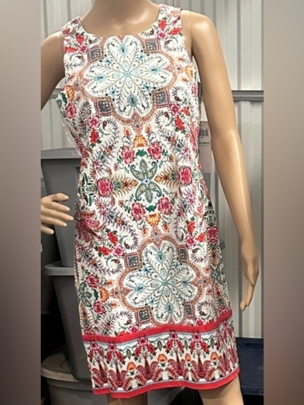London Times Multicolor Floral Midi Dress